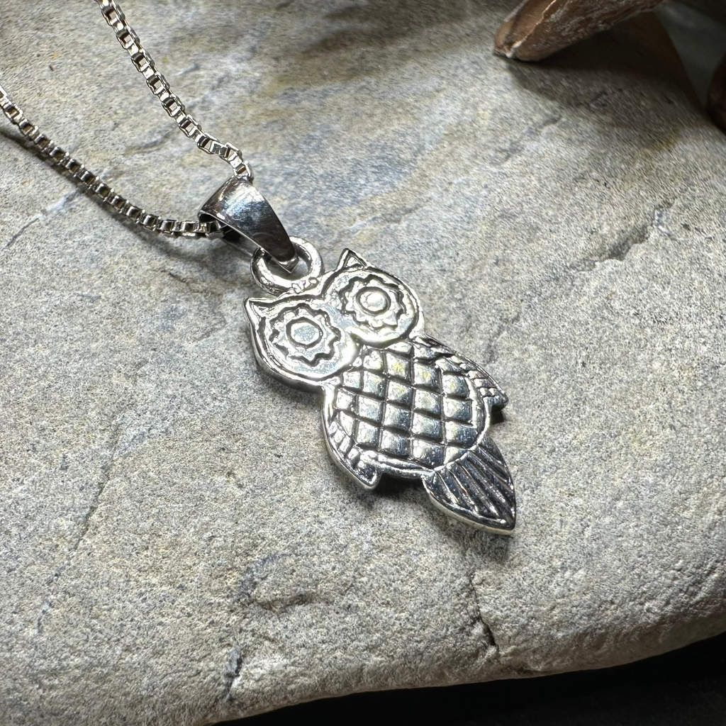 Athena Owl Necklace | Pendant | Wiccan Center