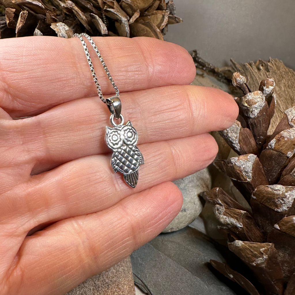 Athena Owl Necklace | Pendant | Wiccan Center