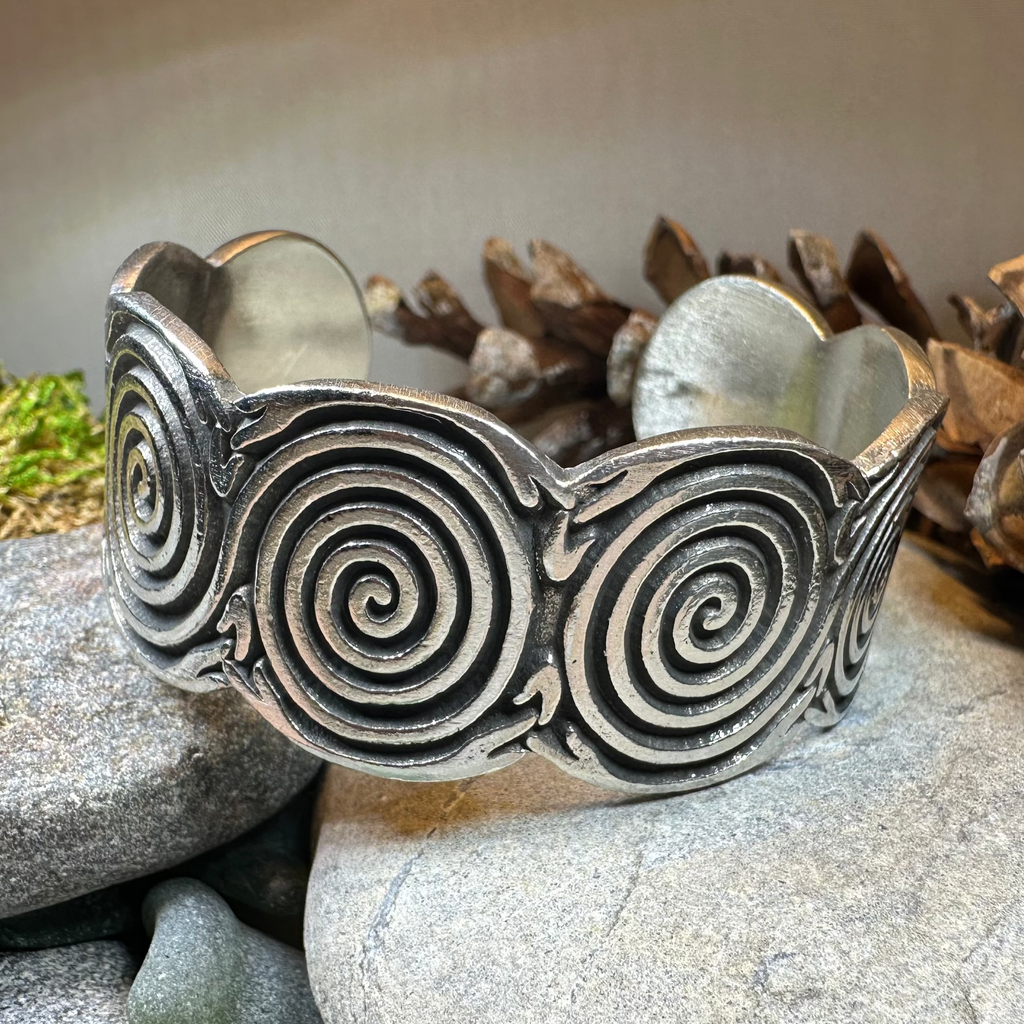 Aldara Celtic Spiral Bracelet | Cuff Bracelet | Wiccan Center