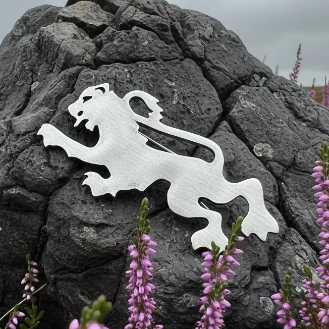 Scots Lion Kilt Pin - Handmade in Scotland