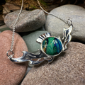 Scottish Heathergems Thistle Necklace - Handmade in Scotland | Necklet | Wiccan Center