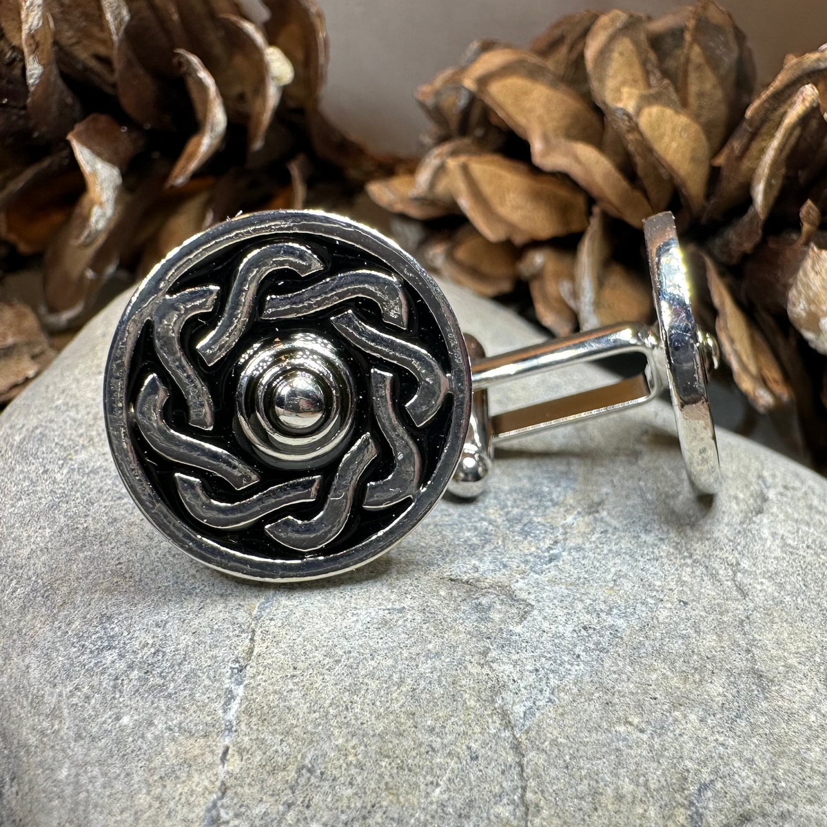 Celtic Shield Cufflinks for Men | Cuff Links | Wiccan Center
