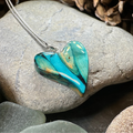 Heathergems Scottish Heart Necklace - Handmade in Scotland | Pendant | Wiccan Center