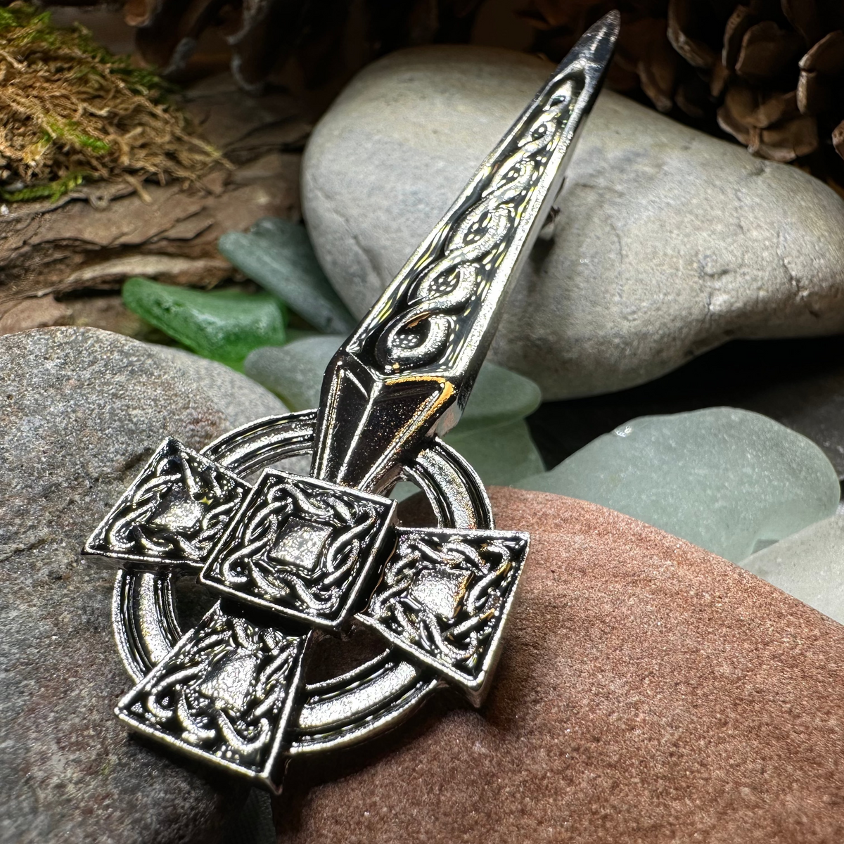 Classic Celtic Cross Kilt Pin | Kilt Pin | Wiccan Center