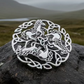 Bryce Celtic Epona Horse Brooch in Pewter | Brooch | Wiccan Center
