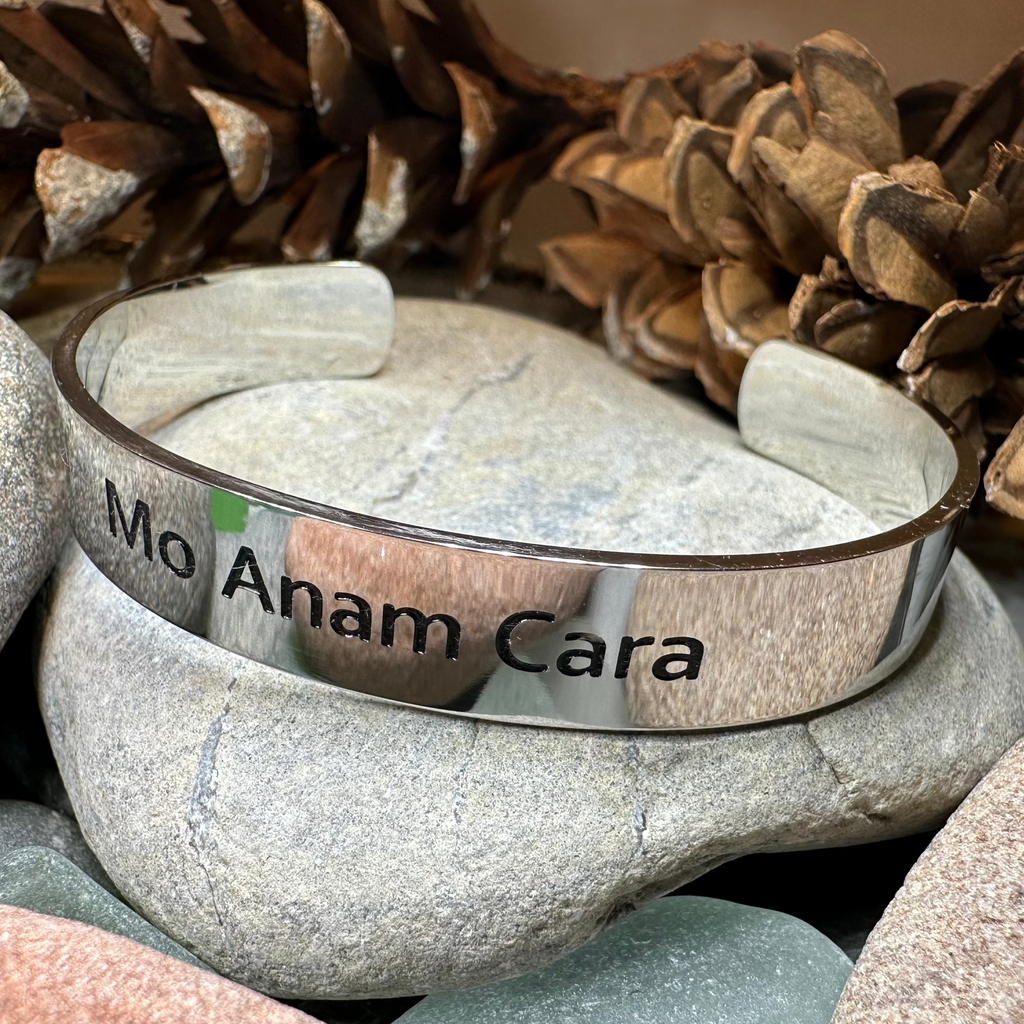 Gaelic Anam Cara Soulmate Cuff Bracelet | Cuff Bracelet | Wiccan Center