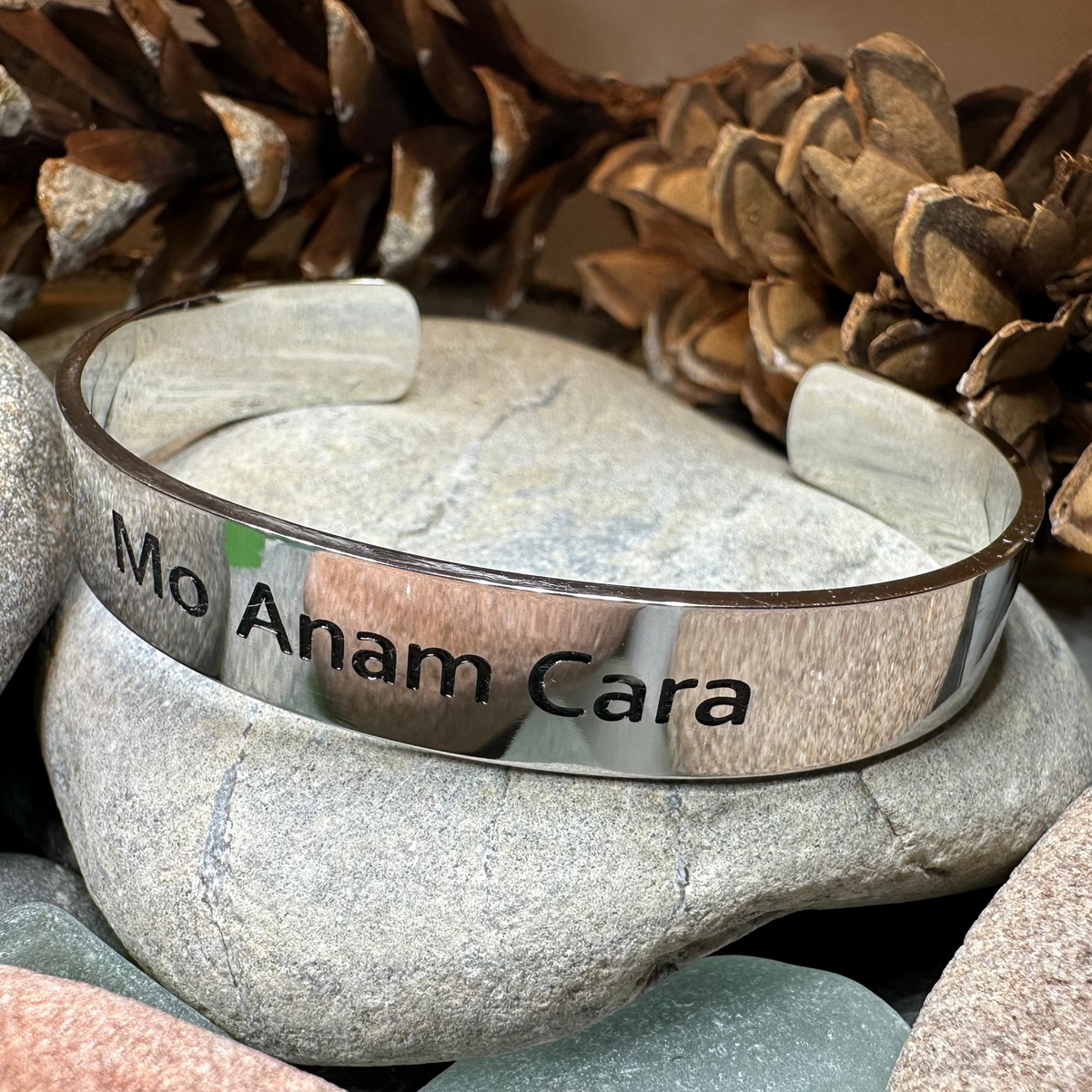 Gaelic Anam Cara Soulmate Cuff Bracelet | Cuff Bracelet | Wiccan Center