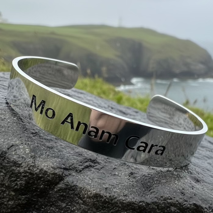 Gaelic Anam Cara Soulmate Cuff Bracelet | Cuff Bracelet | Wiccan Center