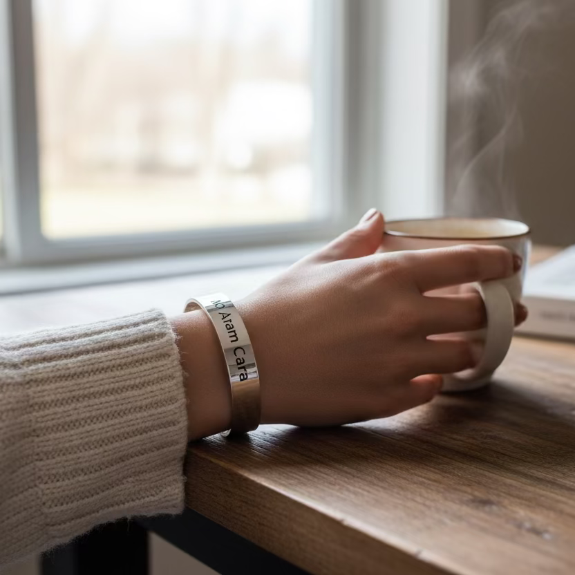 Gaelic Anam Cara Soulmate Cuff Bracelet | Cuff Bracelet | Wiccan Center