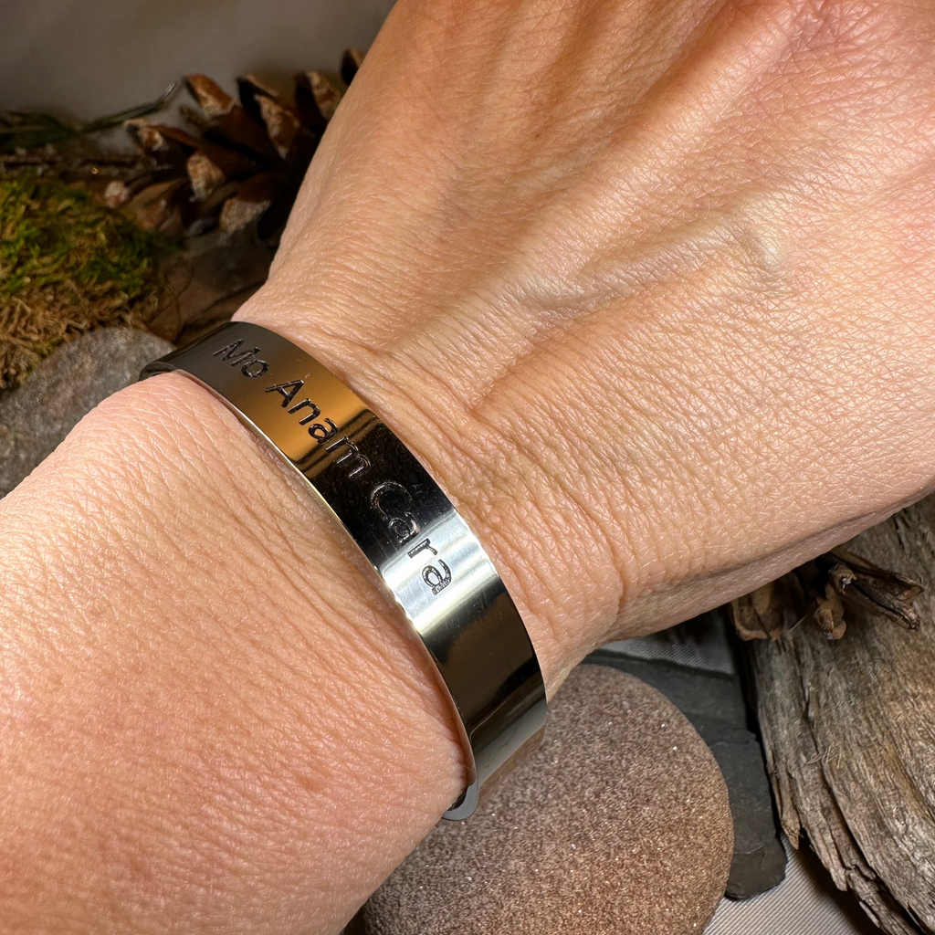 Gaelic Anam Cara Soulmate Cuff Bracelet | Cuff Bracelet | Wiccan Center
