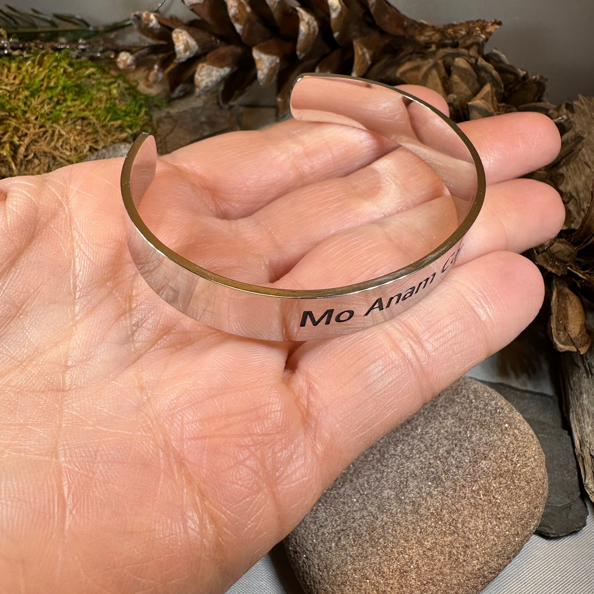 Gaelic Anam Cara Soulmate Cuff Bracelet | Cuff Bracelet | Wiccan Center