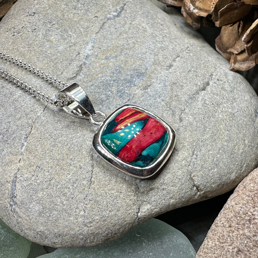 Mira Heathergems Celtic Necklace - Handmade in Scotland | Pendant | Wiccan Center