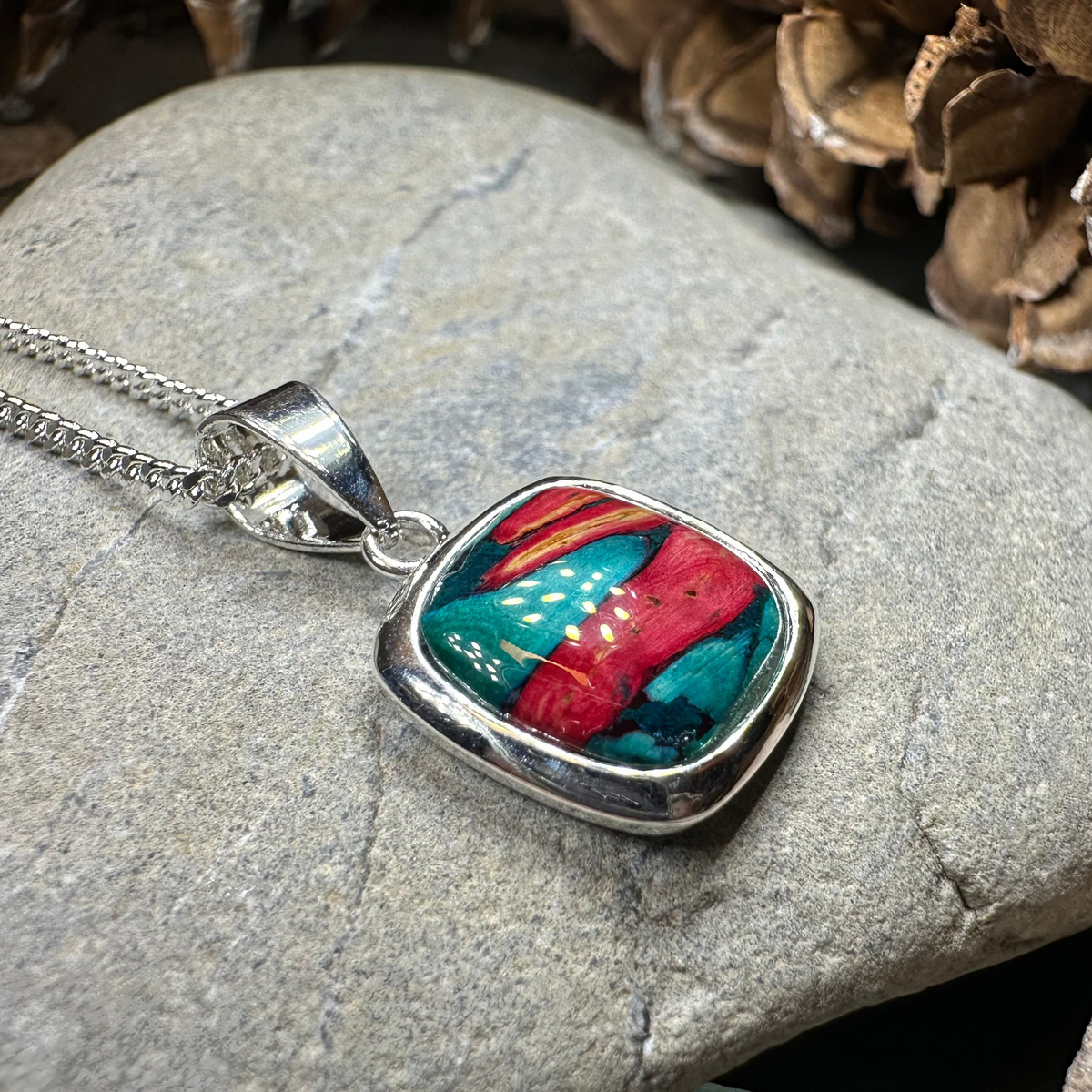 Mira Heathergems Celtic Necklace - Handmade in Scotland | Pendant | Wiccan Center