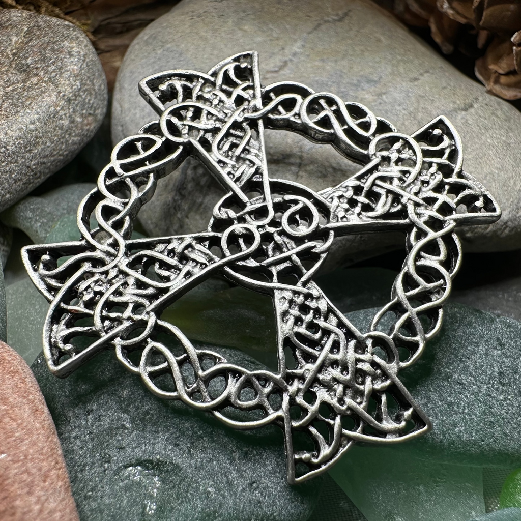 Pewter Celtic Cross Brooch | Brooch | Wiccan Center