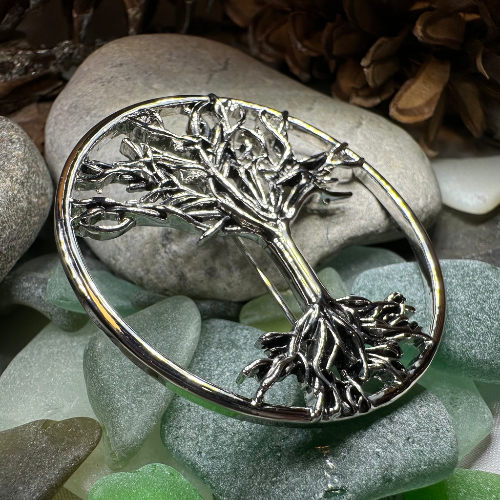 Pewter Tree of Life Brooch | Brooch | Wiccan Center