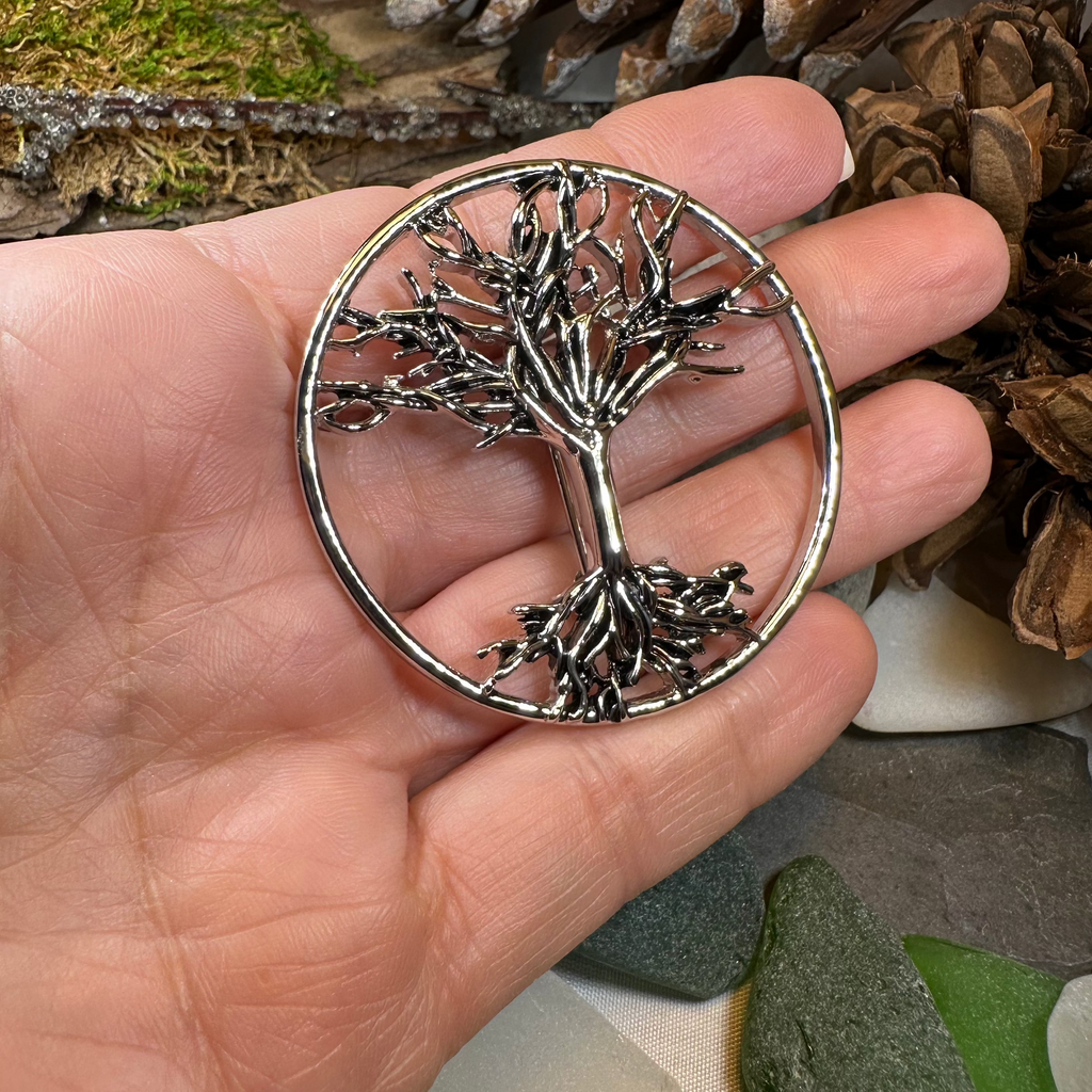 Pewter Tree of Life Brooch | Brooch | Wiccan Center