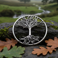 Pewter Tree of Life Brooch | Brooch | Wiccan Center