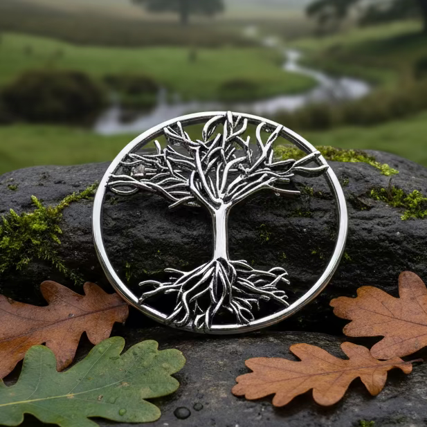 Pewter Tree of Life Brooch | Brooch | Wiccan Center