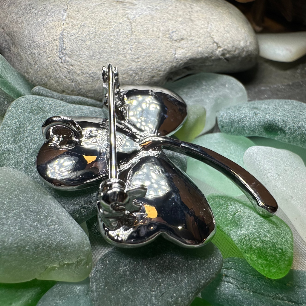 Ireland Shamrock Brooch in Pewter | Brooch | Wiccan Center