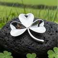 Ireland Shamrock Brooch in Pewter | Brooch | Wiccan Center