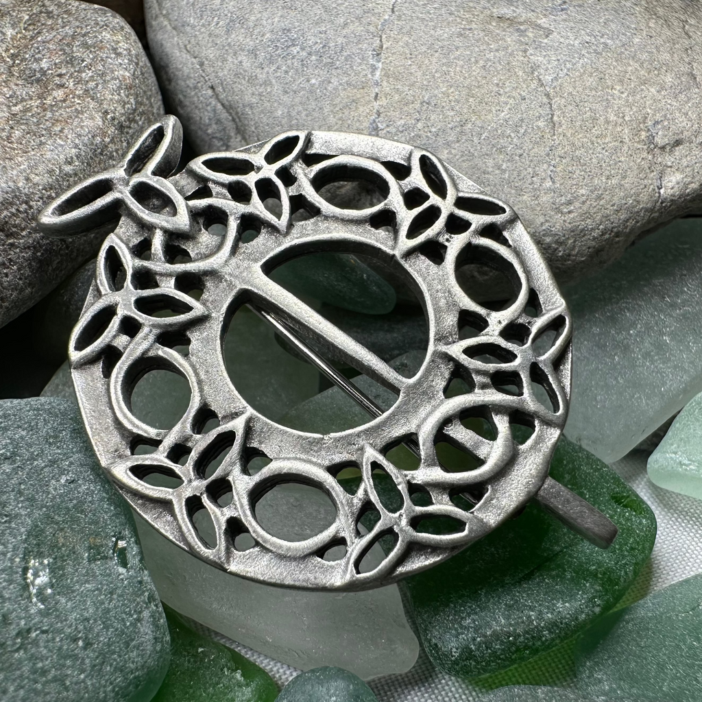 Seven Trinity Knot Celtic Brooch | Brooch | Wiccan Center