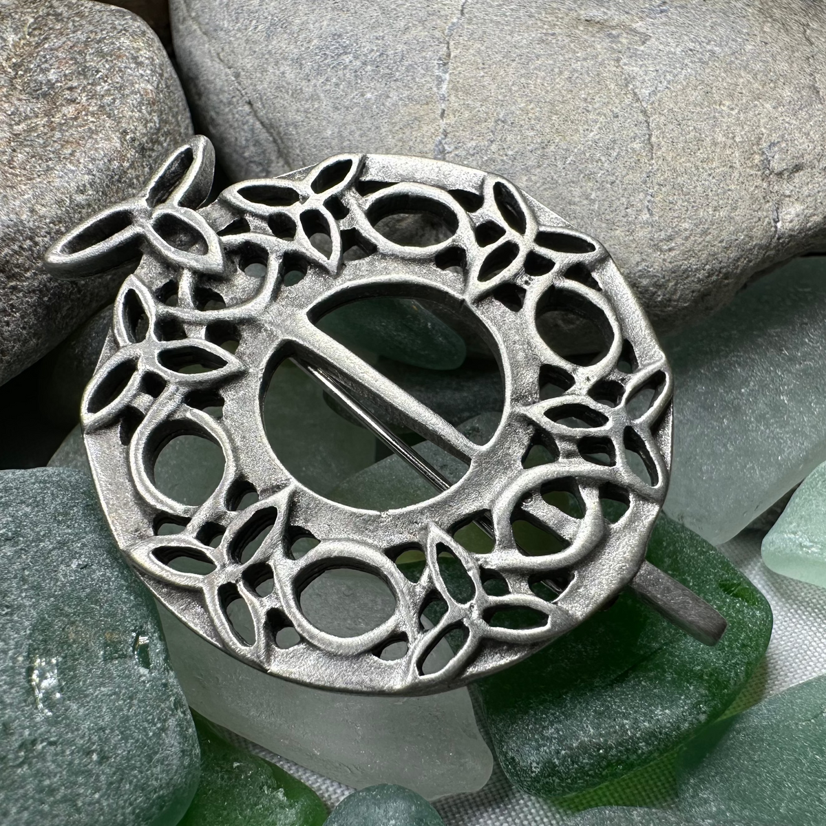 Seven Trinity Knot Celtic Brooch | Brooch | Wiccan Center