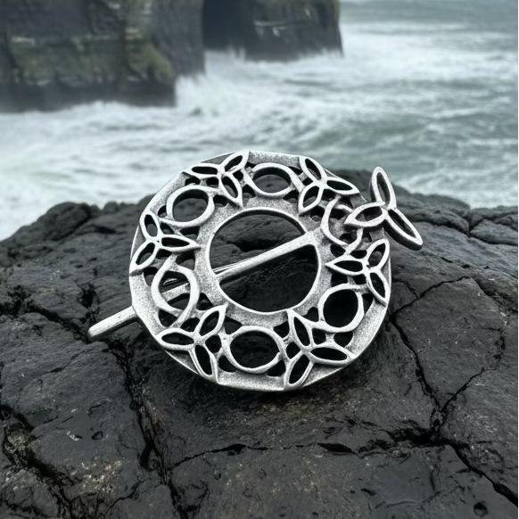 Seven Trinity Knot Celtic Brooch | Brooch | Wiccan Center