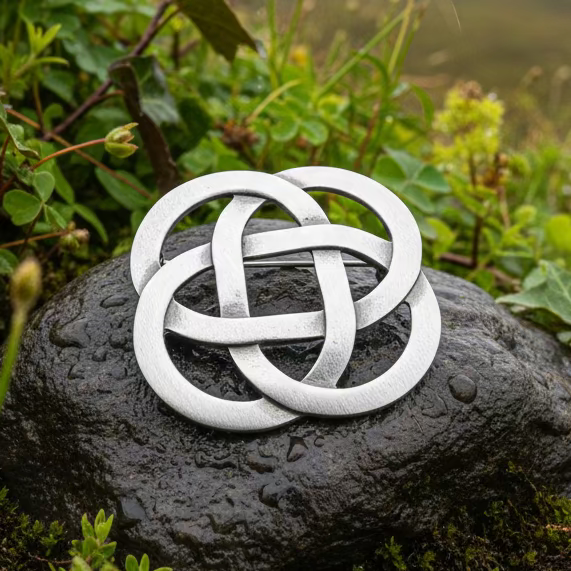 Celtic Dara Knot Brooch