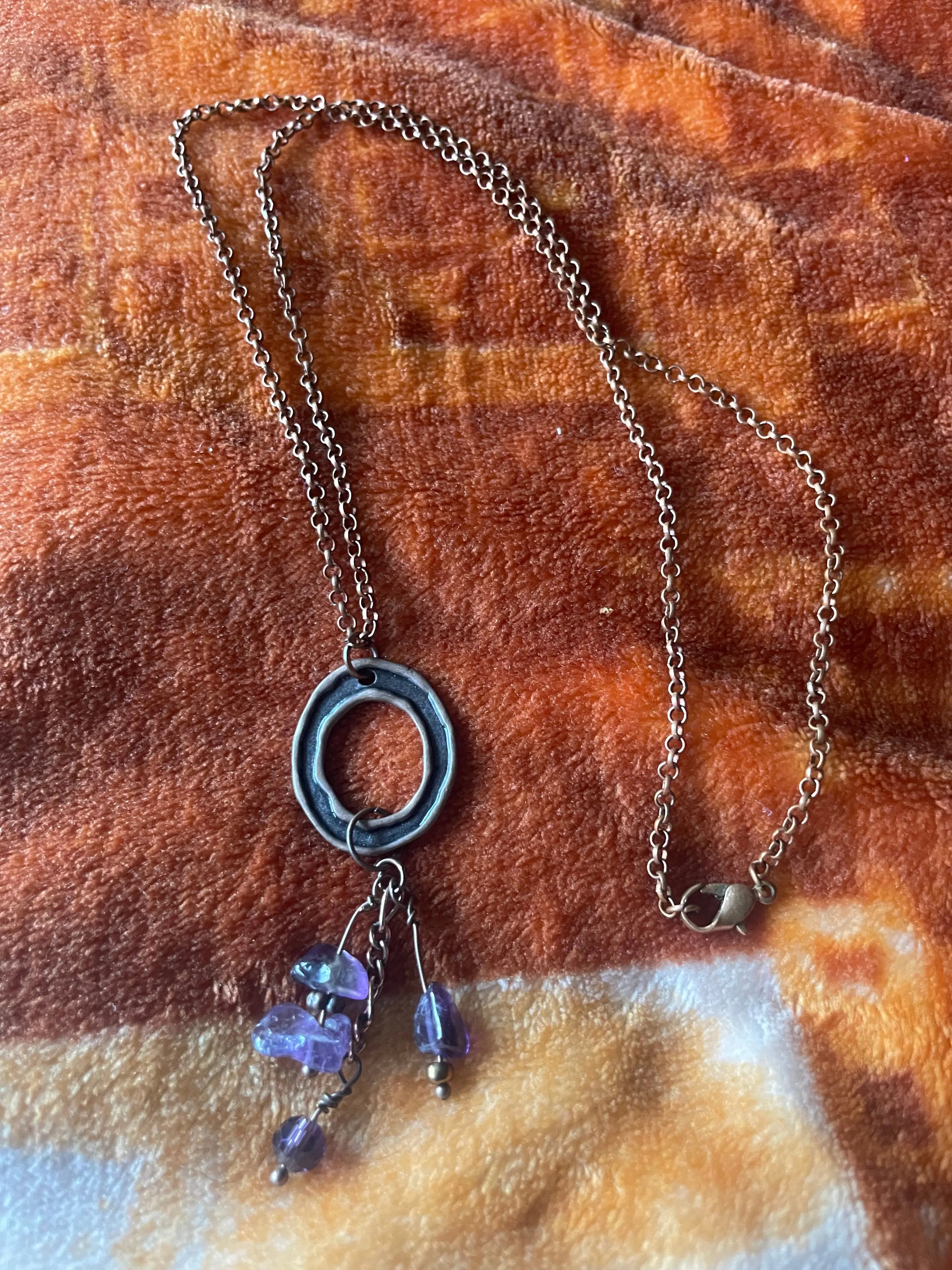 Elegant Amethyst Protection Necklace