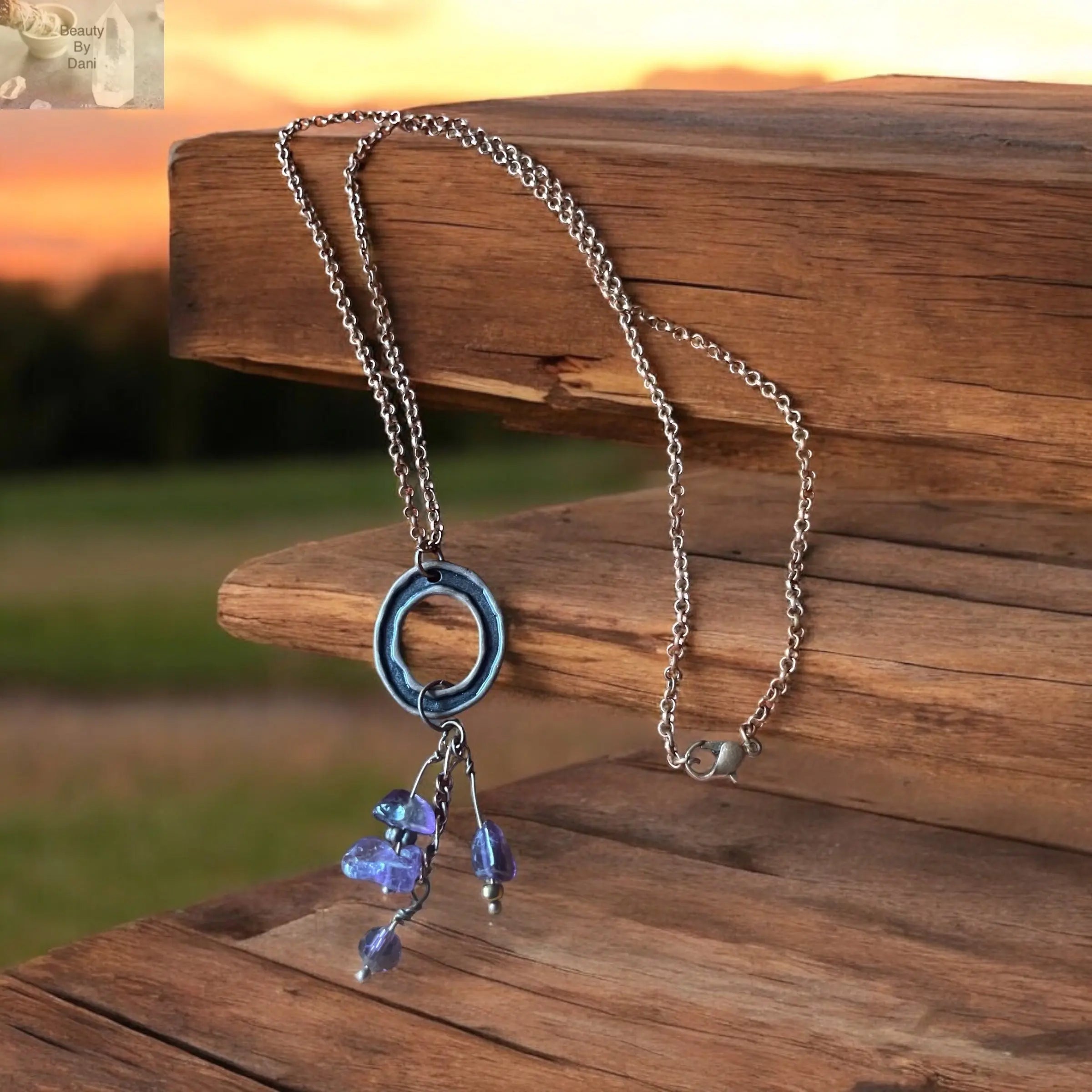 Elegant Amethyst Protection Necklace