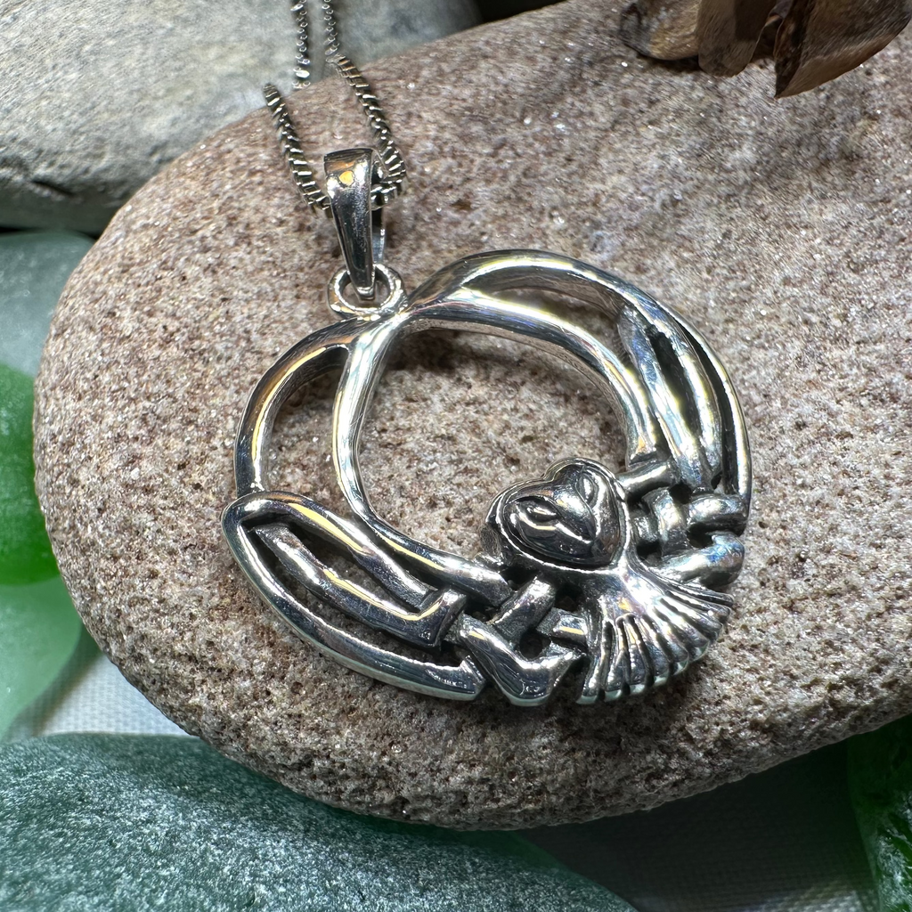 Affraic Celtic Owl Necklace | Pendant | Wiccan Center
