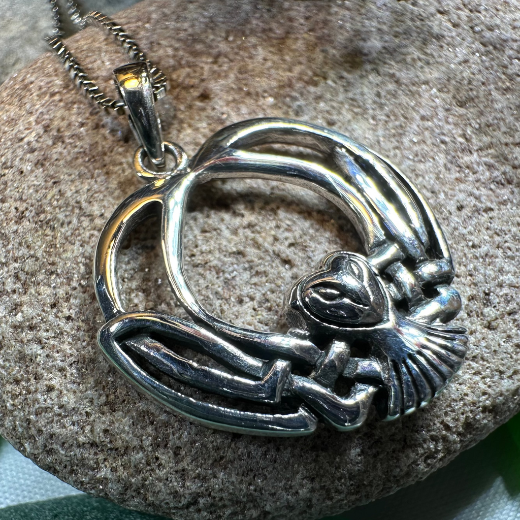Affraic Celtic Owl Necklace | Pendant | Wiccan Center