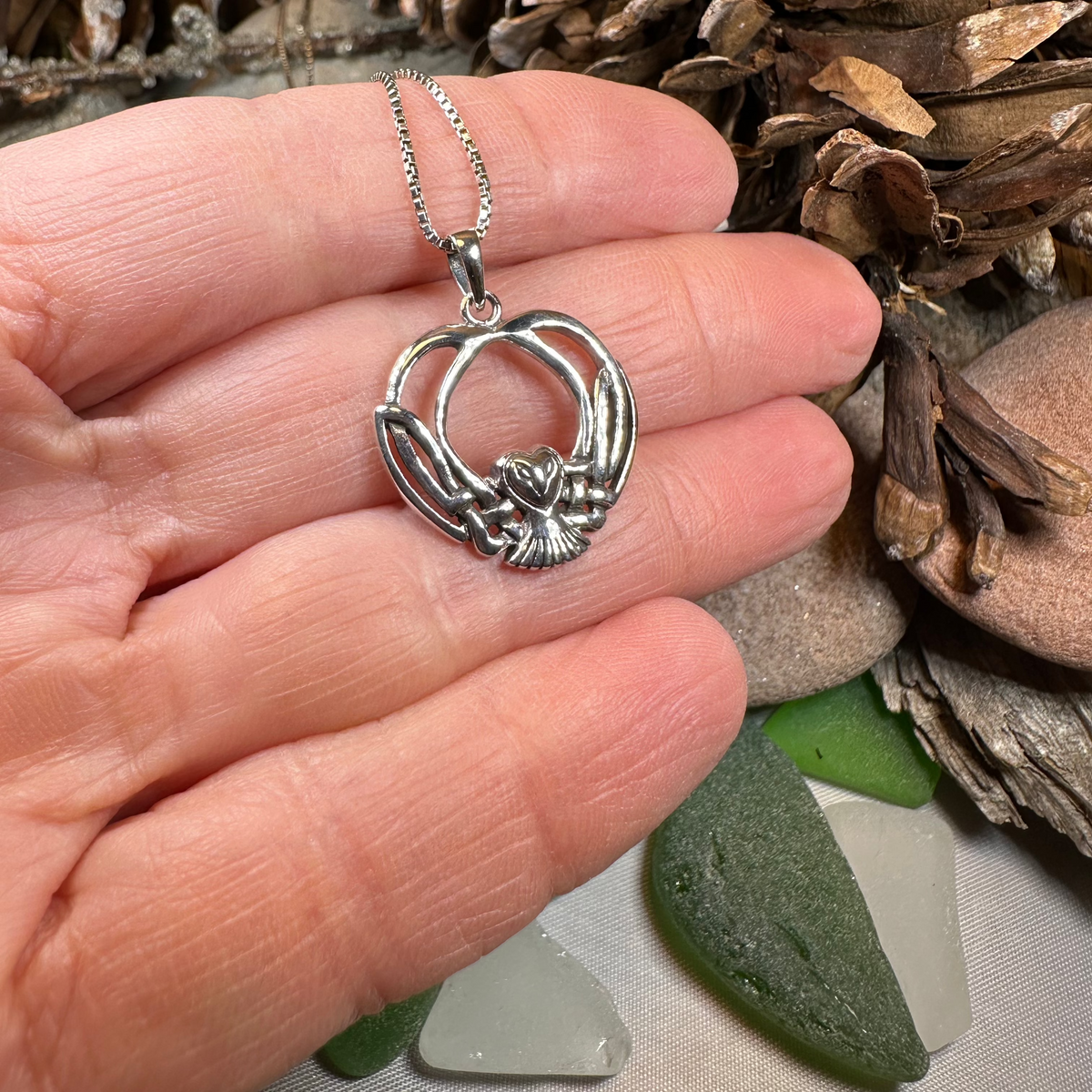 Affraic Celtic Owl Necklace | Pendant | Wiccan Center