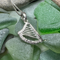Petite Irish Harp Necklace | Pendant | Wiccan Center