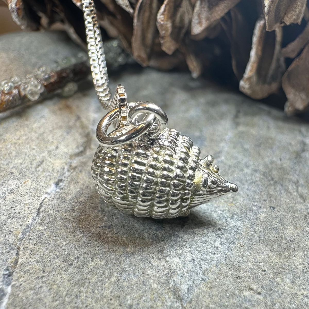 Adorable Little Hedgehog Necklace | Pendant | Wiccan Center