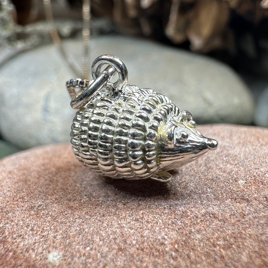Adorable Little Hedgehog Necklace | Pendant | Wiccan Center