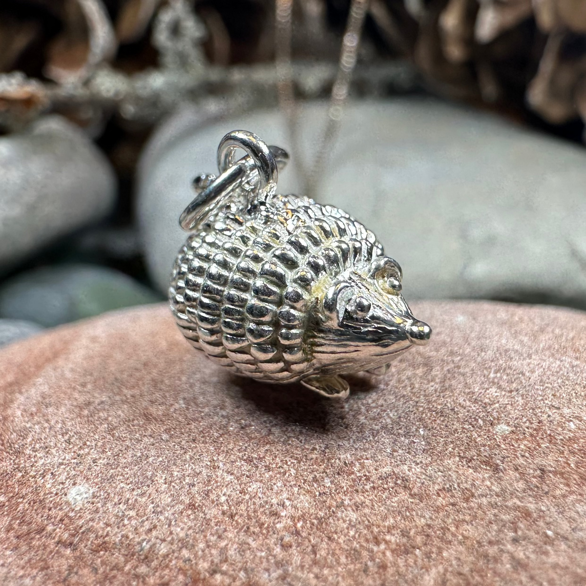 Adorable Little Hedgehog Necklace | Pendant | Wiccan Center