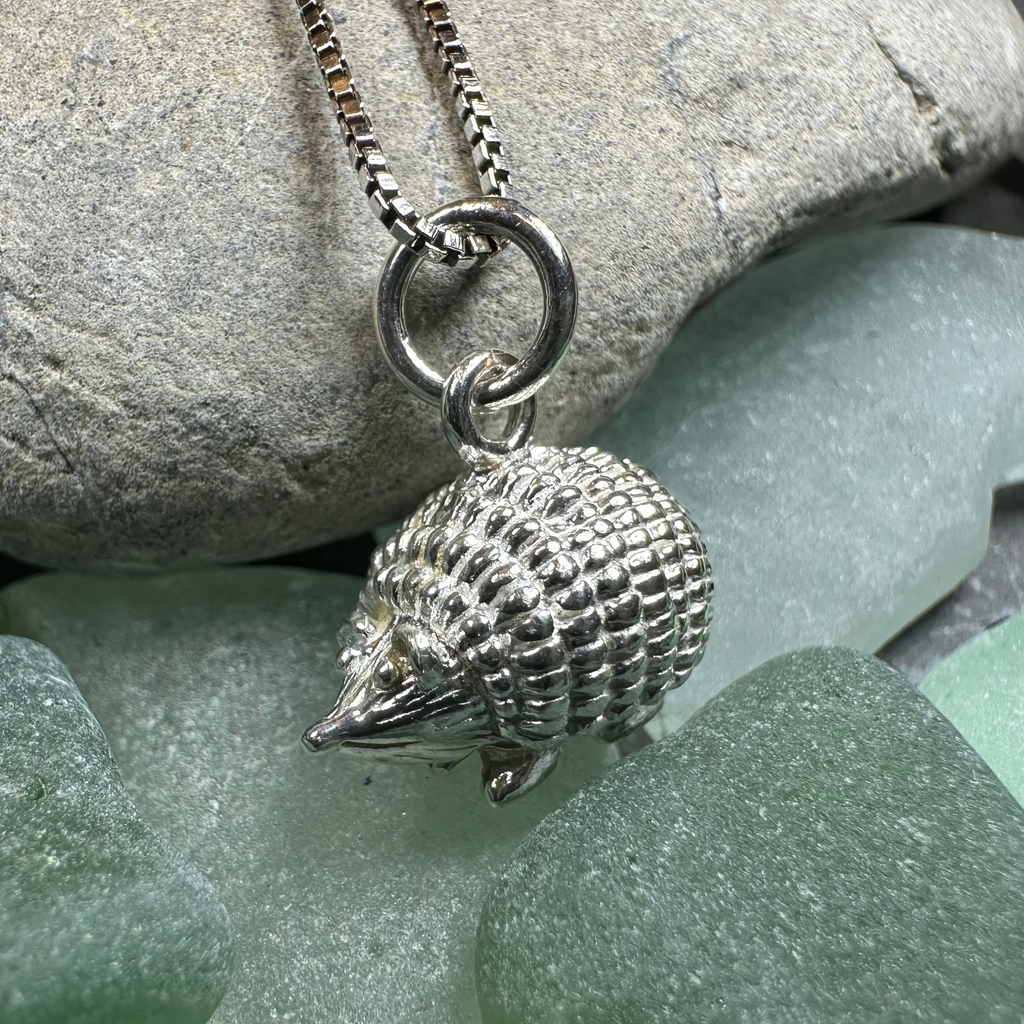 Adorable Little Hedgehog Necklace | Pendant | Wiccan Center