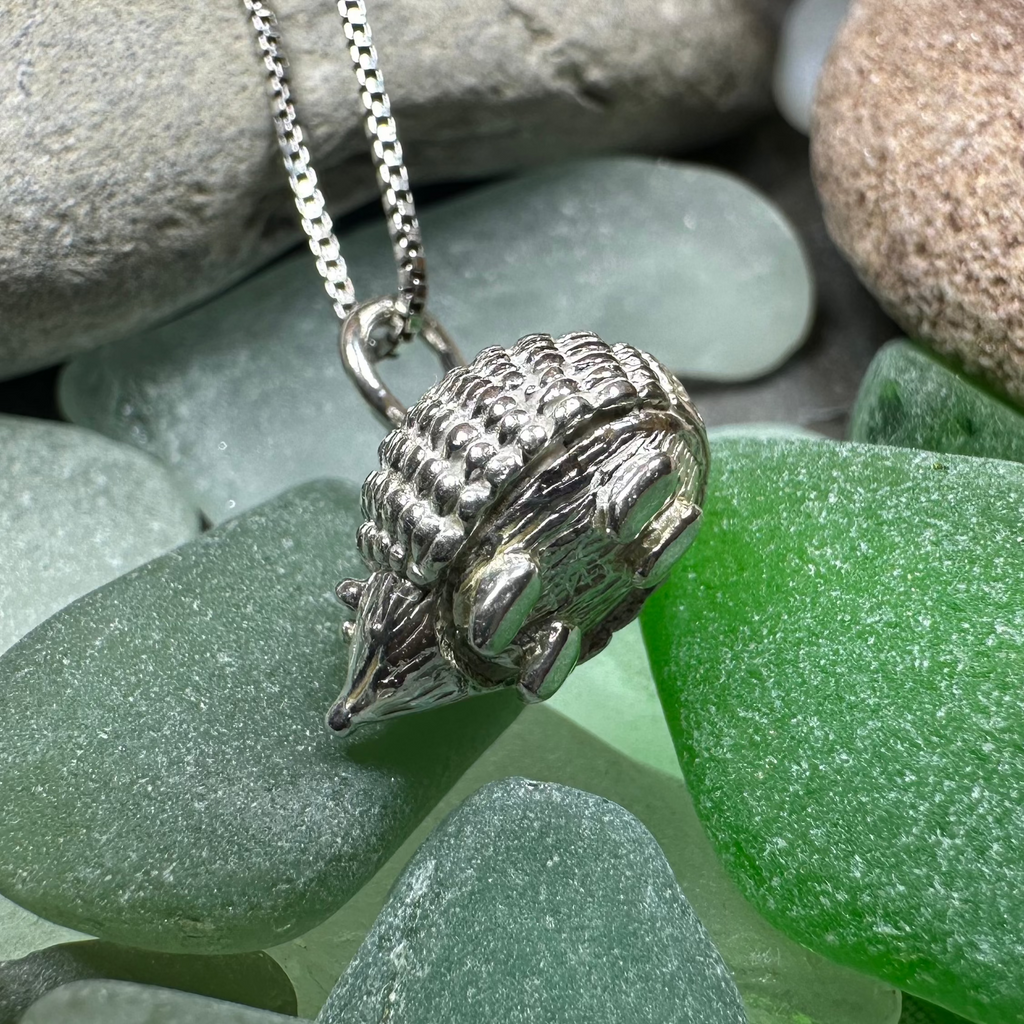 Adorable Little Hedgehog Necklace | Pendant | Wiccan Center