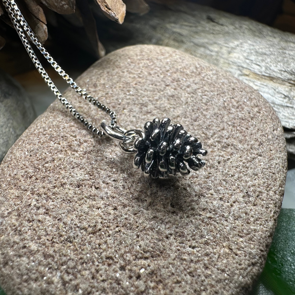 Winter Pine Cone Necklace