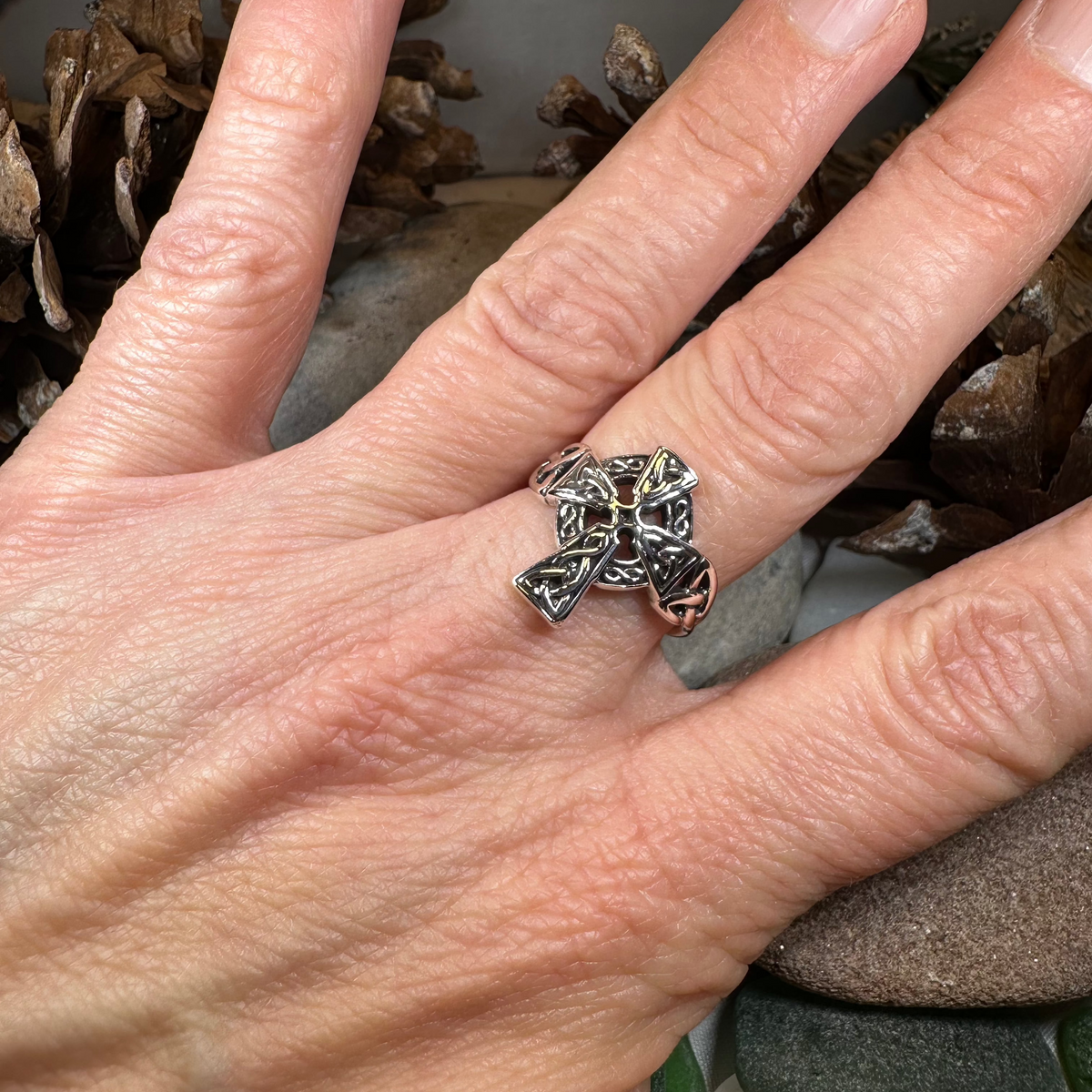 Classic Celtic Cross Ring | Ring | Wiccan Center