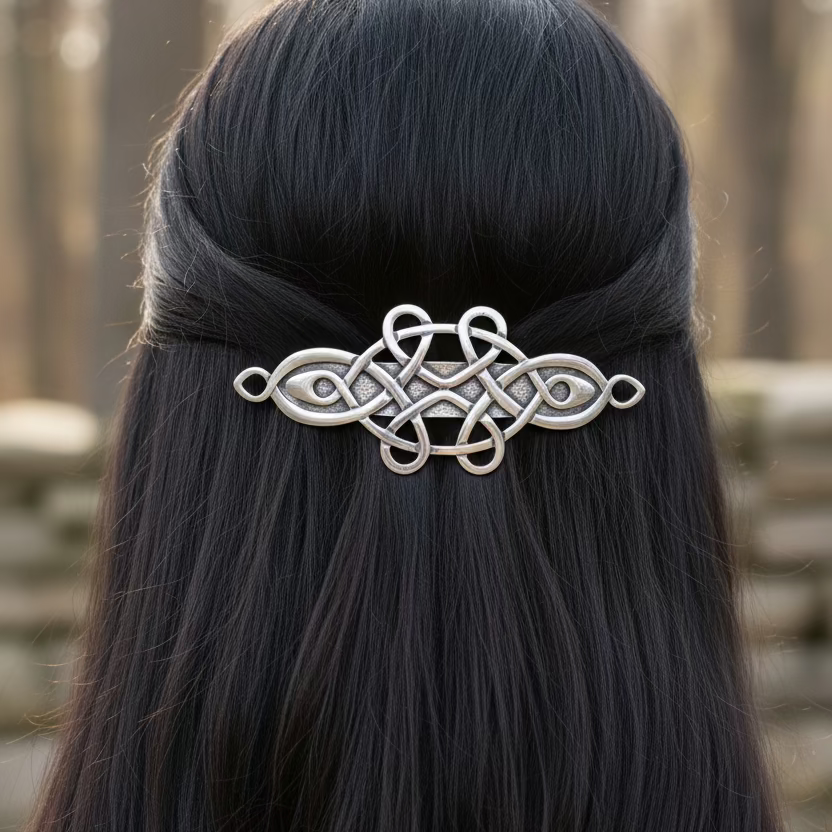 Celtic Love Knot Hair Clip for Women | Hair Clip | Wiccan Center