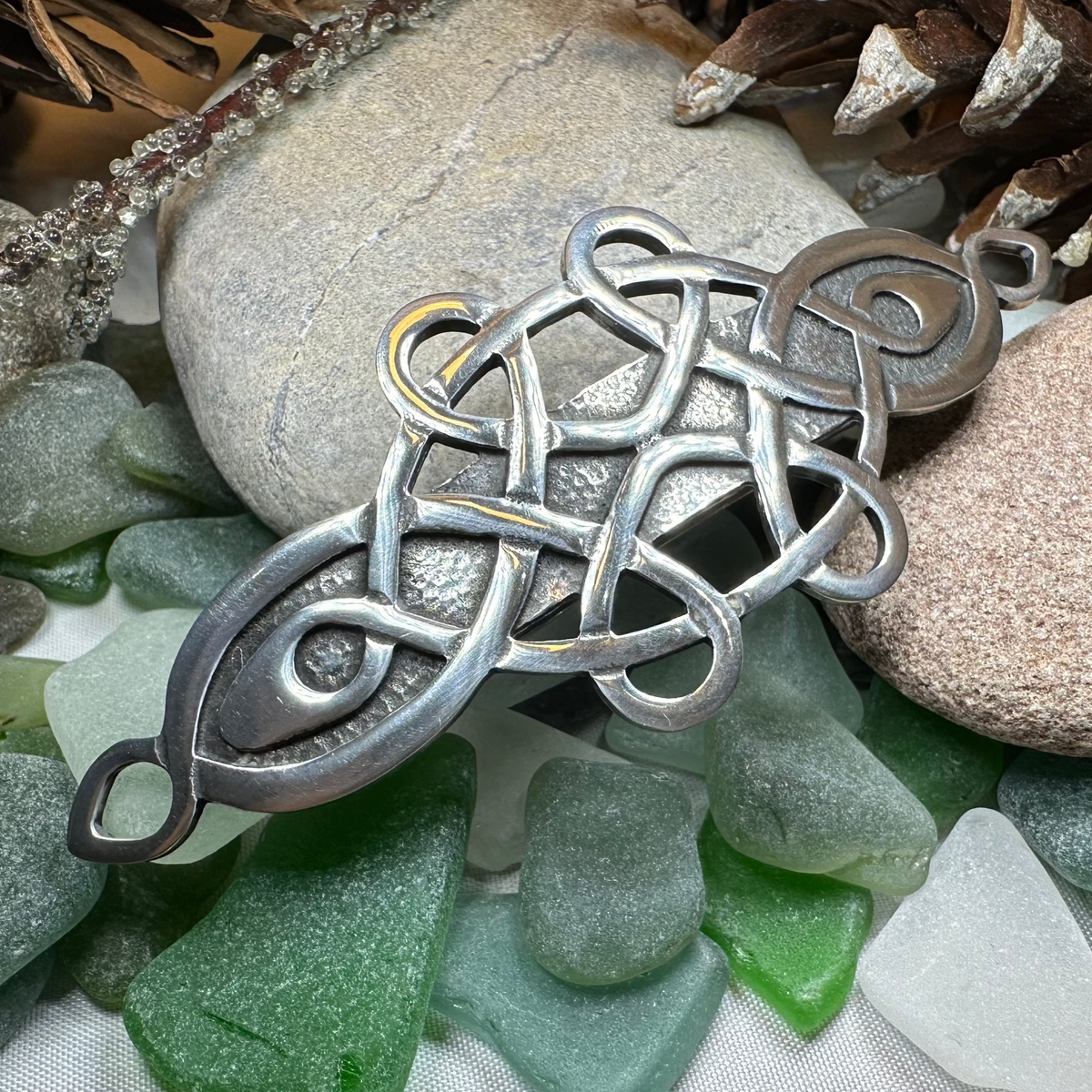 Celtic Love Knot Hair Clip for Women | Hair Clip | Wiccan Center