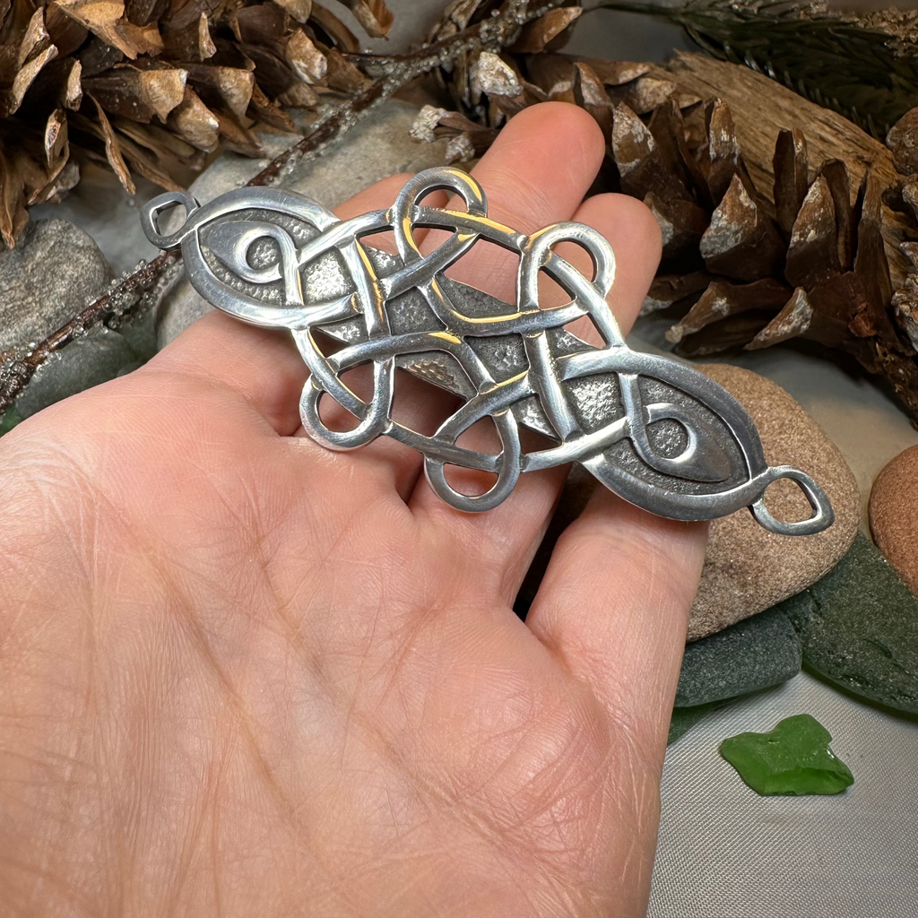 Celtic Love Knot Hair Clip for Women | Hair Clip | Wiccan Center