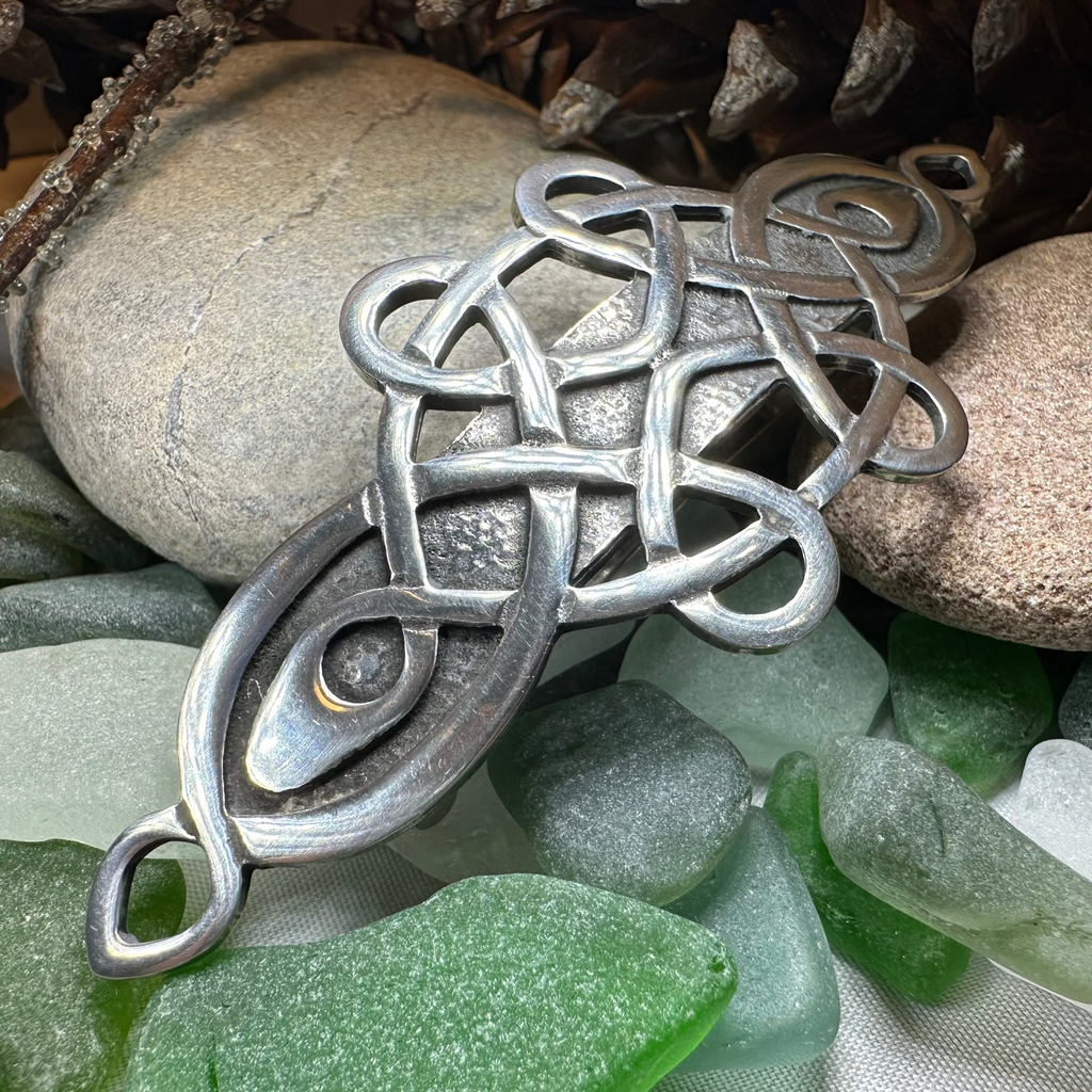Celtic Love Knot Hair Clip for Women | Hair Clip | Wiccan Center