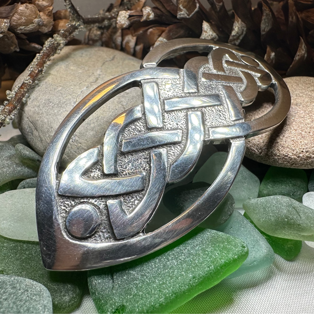 Amity Celtic Knot Hair Clip for Women | Hair Clip | Wiccan Center