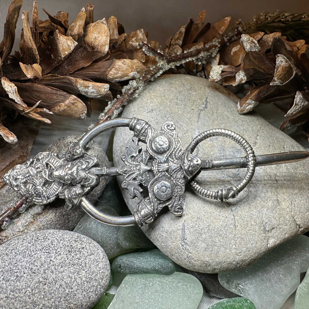 Viking Wolf Celtic Brooch - Handmade in Scotland | Brooch | Wiccan Center