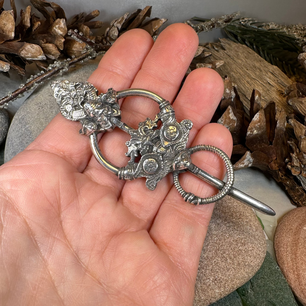Viking Wolf Celtic Brooch - Handmade in Scotland | Brooch | Wiccan Center