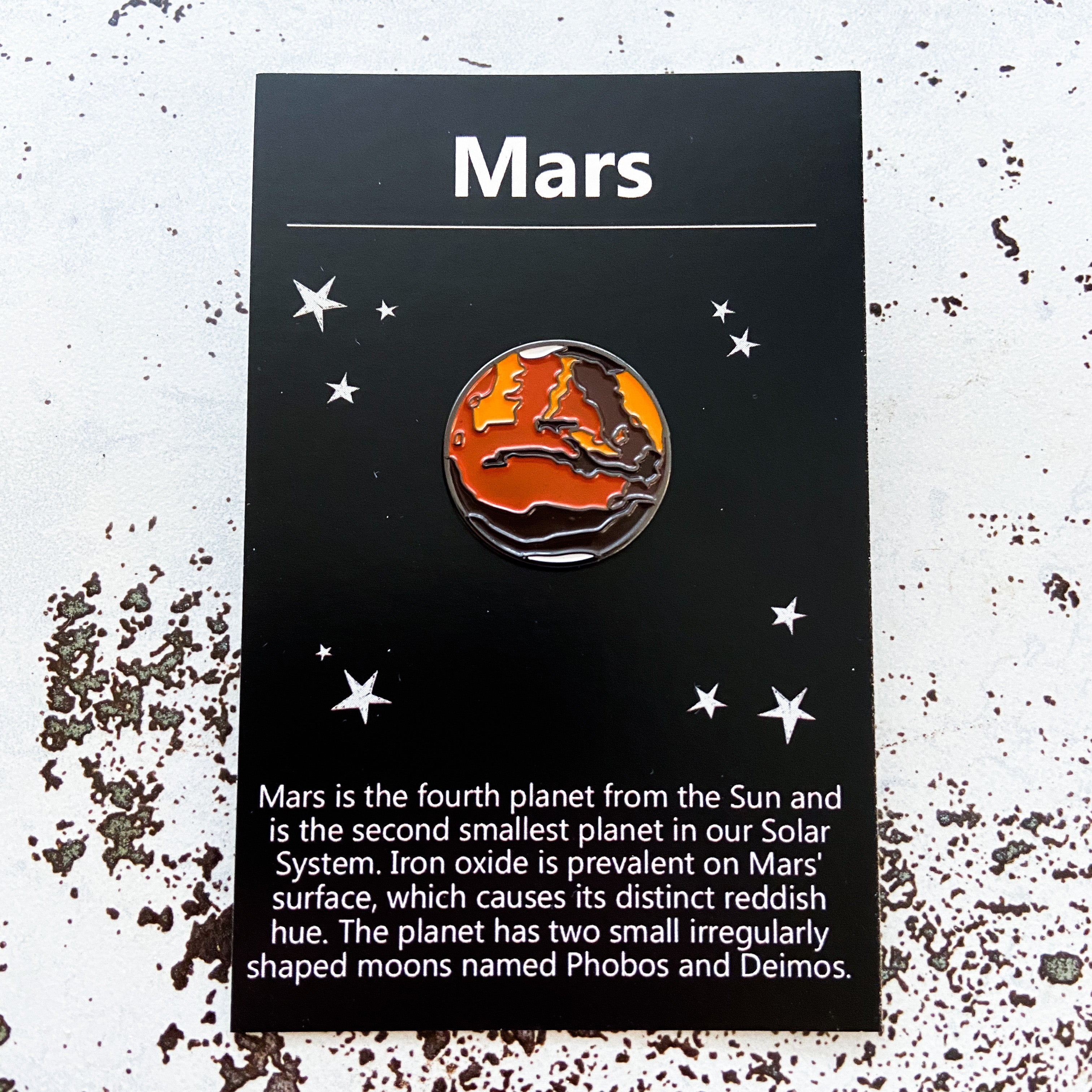 Mars Enamel Pin | Enamel Pin | Wiccan Center