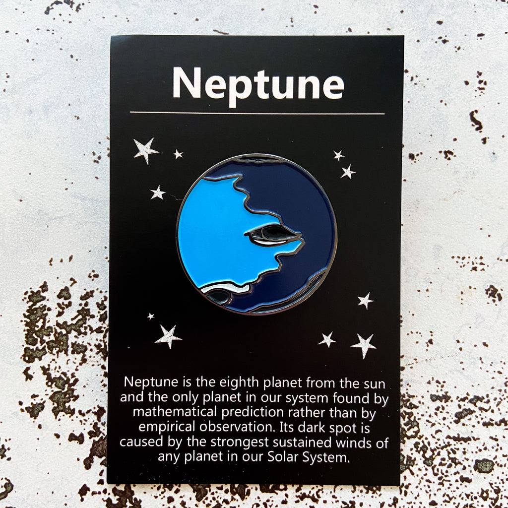 Neptune Enamel Pin | Enamel Pin | Wiccan Center